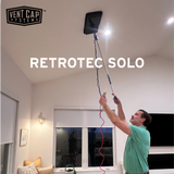 Retrotec Solo Kit with Vent Cap & Pole RAT™ | Fast Duct Diagnostic Manometer Setup