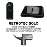 Retrotec Solo Single Channel Manometer Kit | Vent Cap Systems