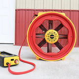 Retrotec 7000 Series fan with power supply drive