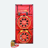Retrotec 7210 Dual Fan Blower Door System with two 7000 Series fans in a large frame