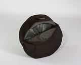 Unpadded blower door fan case