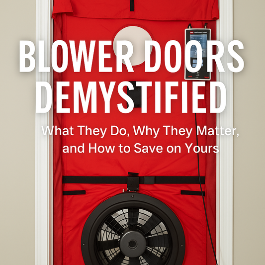 Blower Doors Demystified: What They Do, Why They Matter, and How to Save on Yours