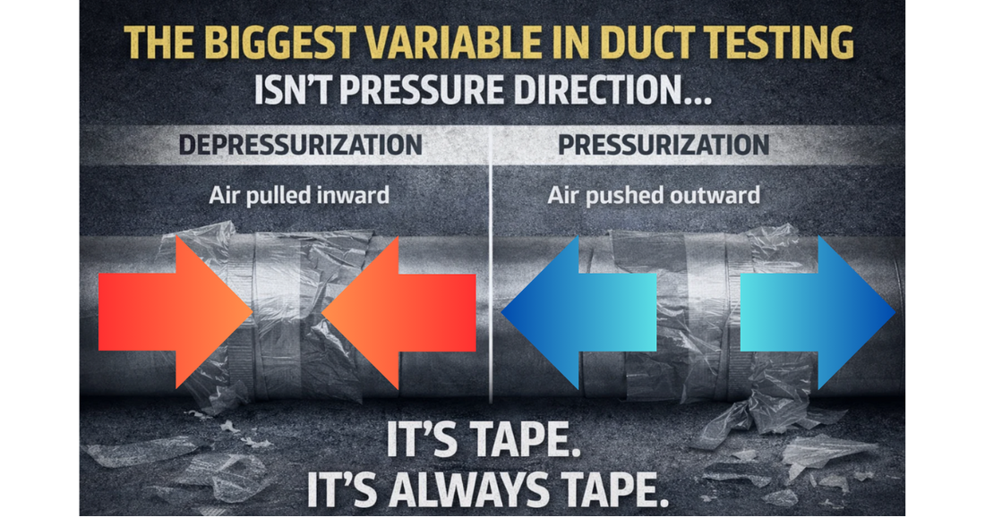 Why Pressurized vs. Depressurized Duct Leakage Tests Can Differ