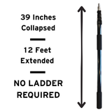 Telescoping Extension Pole (12 ft) – For Vent Caps™, Pole RAT™ & Duct Ninja™