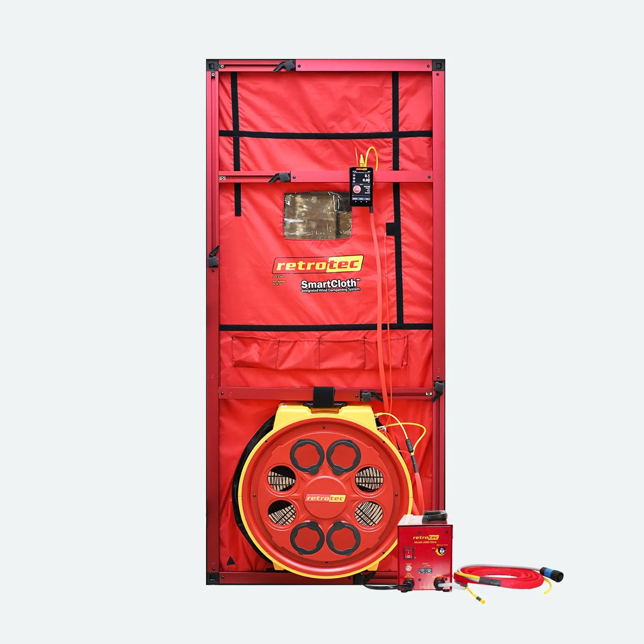 Retrotec 6100 series high power blower door