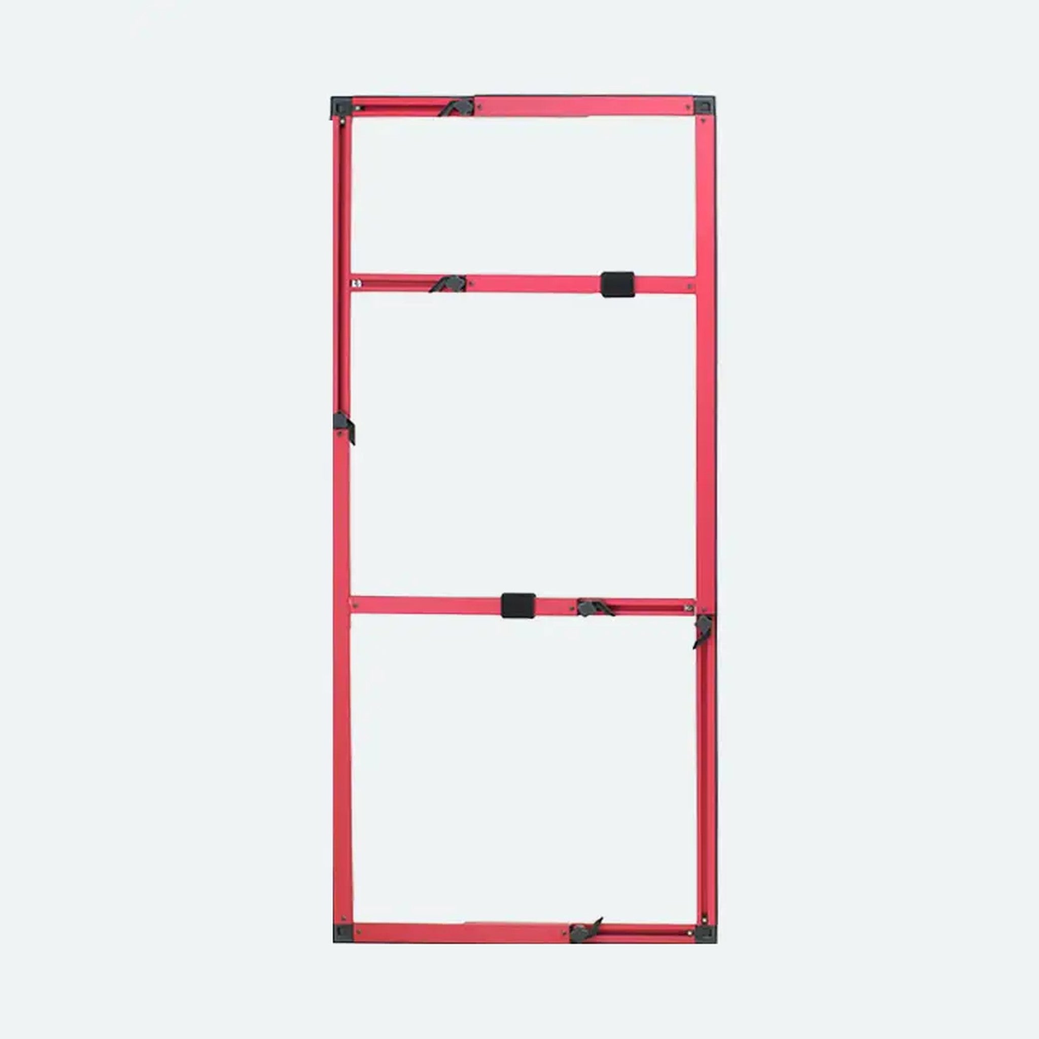 Retrotec large red anodized aluminum blower door frame