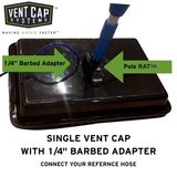 Retrotec Solo Kit with Vent Cap & Pole RAT™ | Fast Duct Diagnostic Manometer Setup