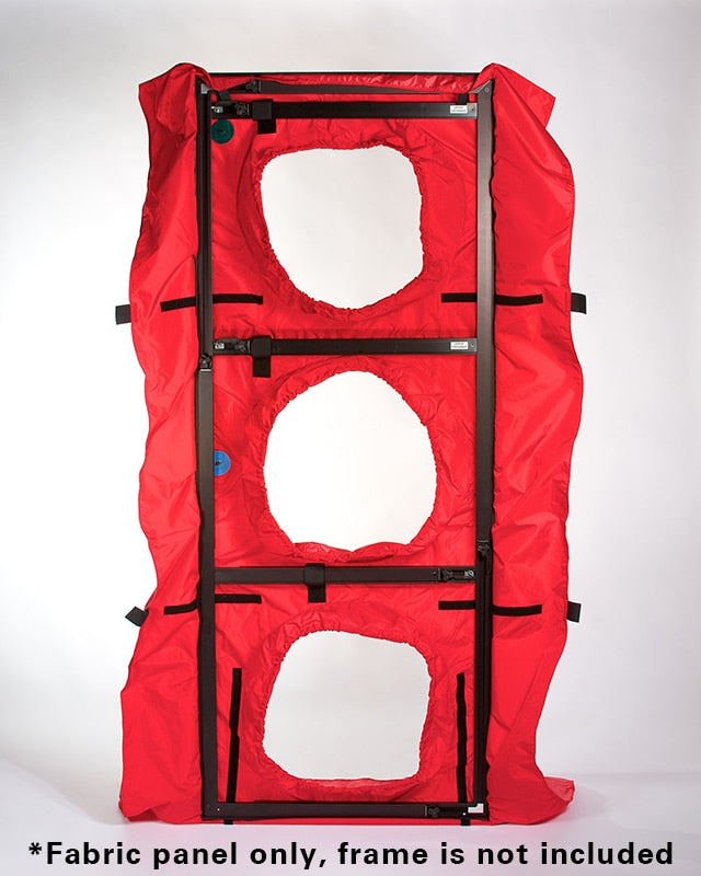 Three hole blower door panel