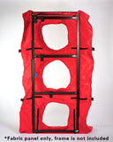 Three hole blower door panel