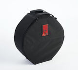 Padded blower door fan case